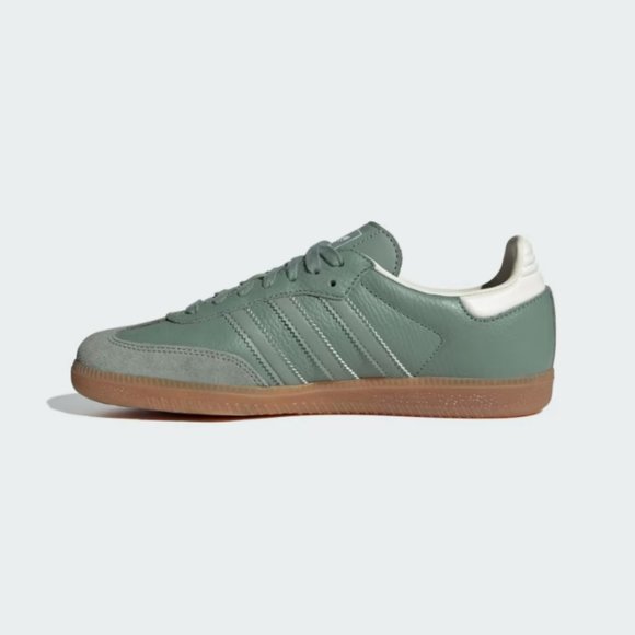 Adidas Green Gazelle Sneakers with Suede Upper - Picture 6 of 8